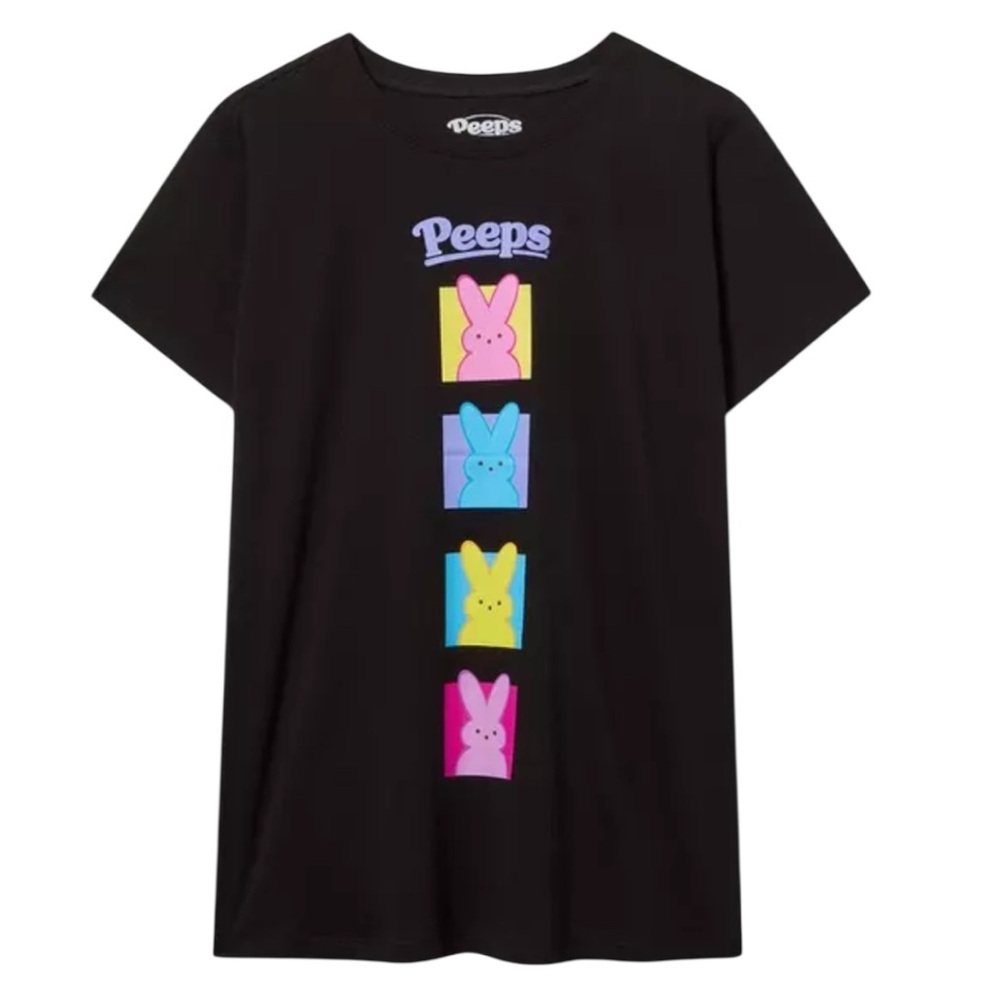Size 1: Torrid Peeps Classic Cotton Crew Tee